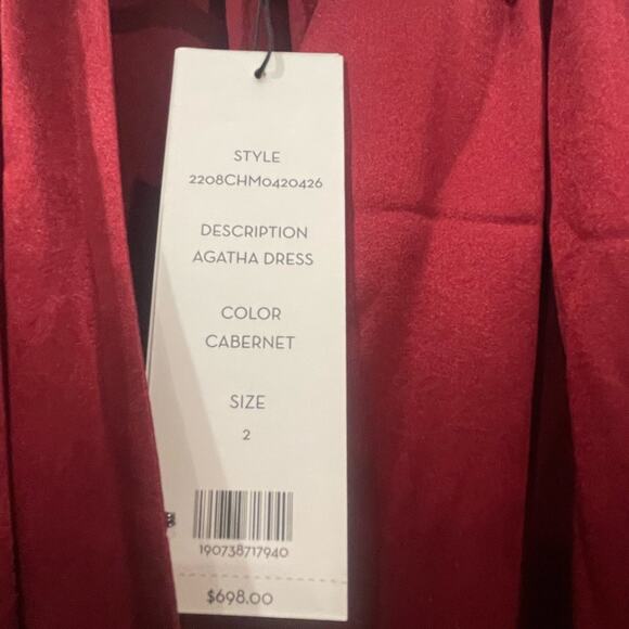 NWT Veronica Beard Agatha Wrap Dress Size 2 - Picture 6 of 7